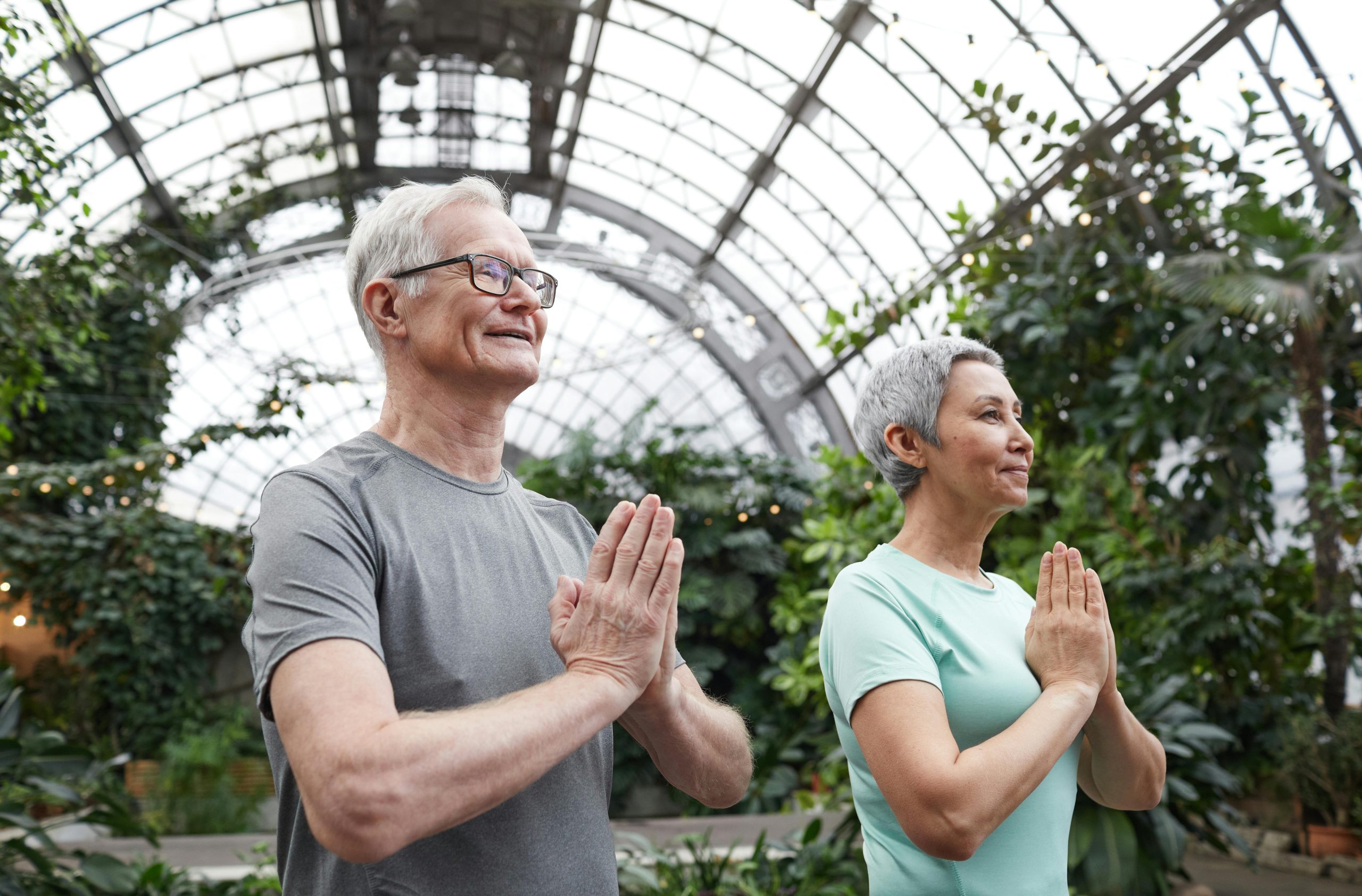 healthy older man active fit