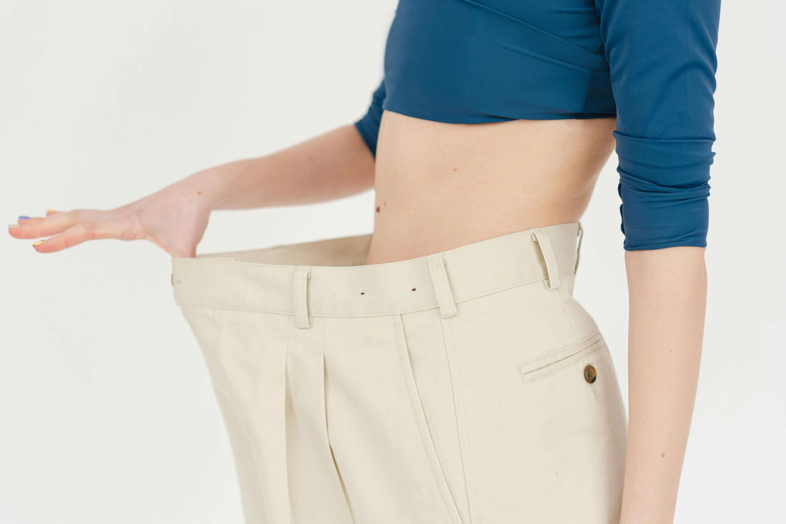 healthy woman midsection wellness